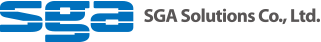 SGA솔루션즈 CI 영문가로조합
